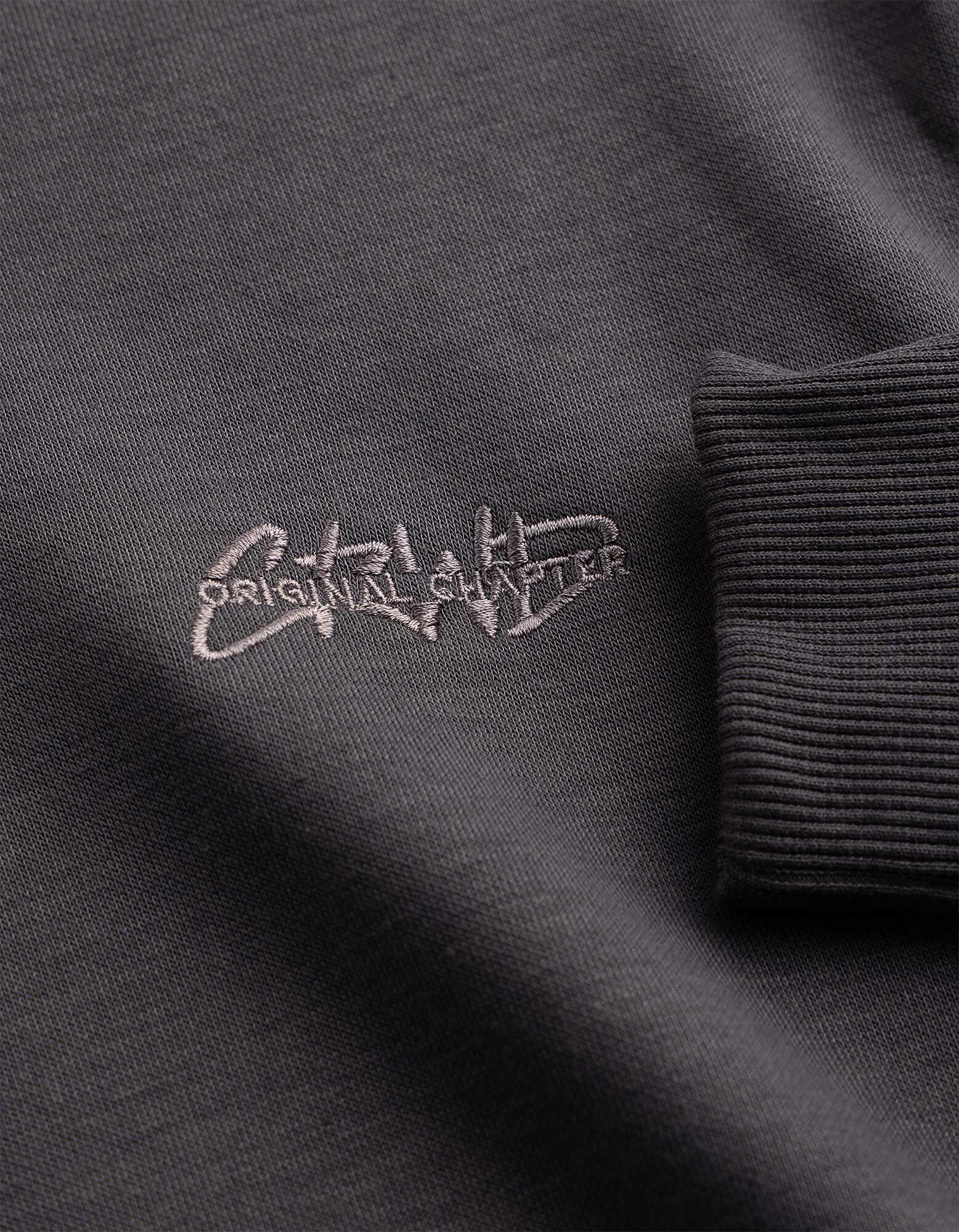 Hoodie - 3D-Applikation - Dunkelgrau