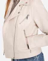 Motorosdzseki - Bőrhatású - bezs