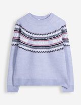 Pullover - Schriftzug - Hellblau