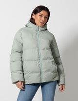 Pre&scaron;&iacute;van&aacute; bunda - Vodoodpudiv&aacute; - tyrkysovy