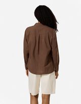 Hemdbluse - Braun
