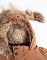 Parka - Umjetno krzno - smedja