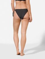 Bikinislip - Glitzerstoff - Schwarz