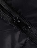 Dygsniuota striukė - Stati apykaklė - juodas