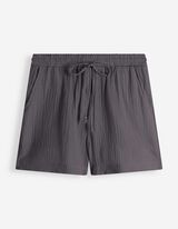 Shorts - Musselin - Dunkelgrau