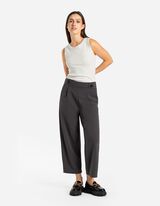 Ujjatlan felső - Bord&aacute;zott - sz&uuml;rke