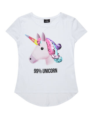 M&auml;dchen T-Shirt mit Einhorn-Print und Pailletten&nbsp;