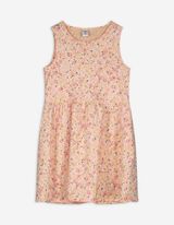 Kleid - Allover-Print - orange