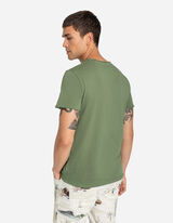 Majica - Pamuk - tamno-zelena