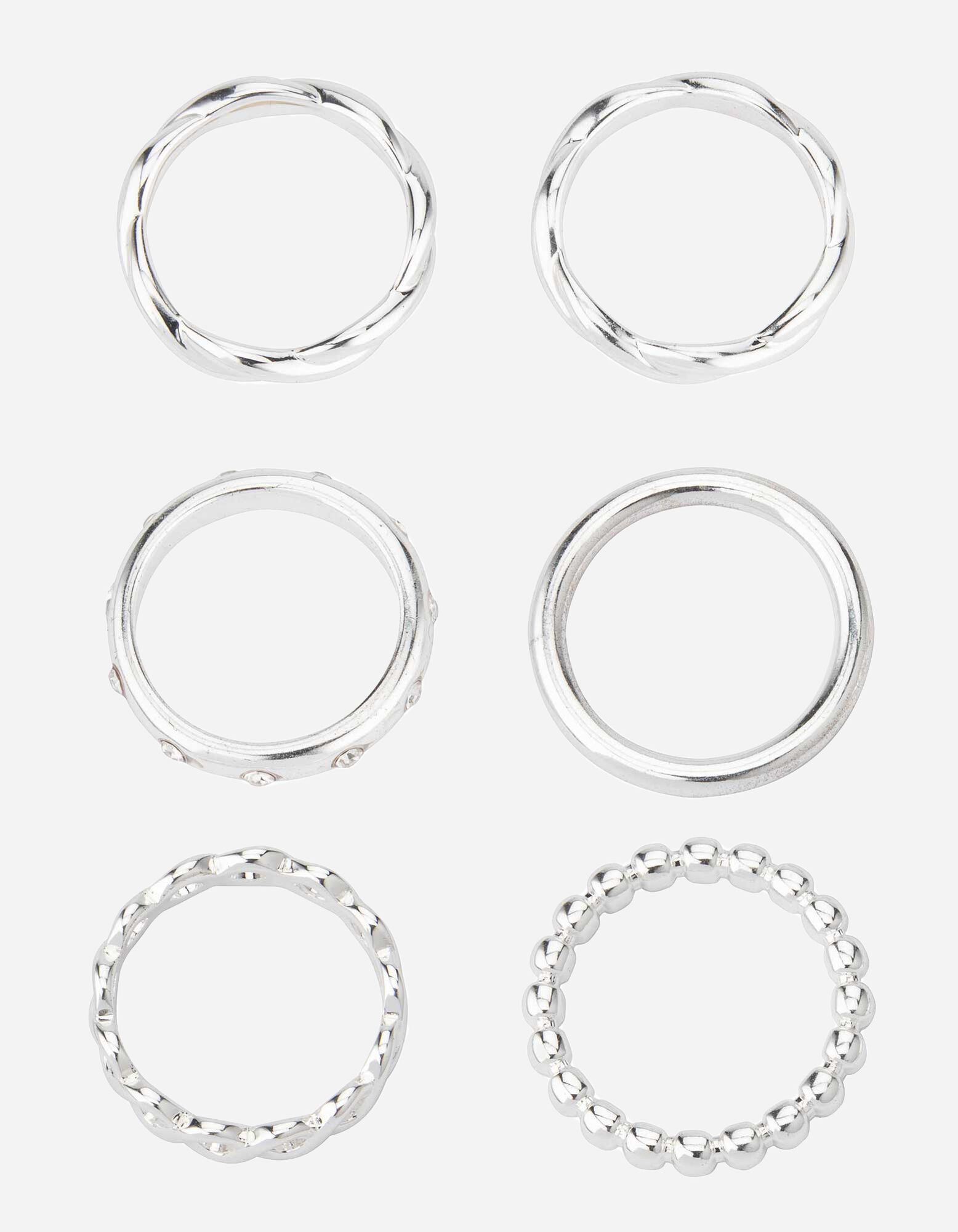 Bague - Lot de 6