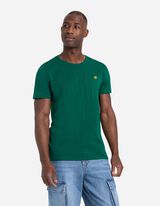 T-shirt - Taschina sul petto - verde scuro