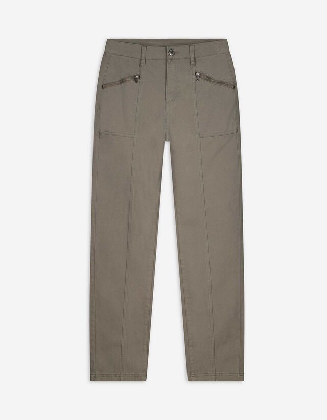 Broek - Effen - donkergroen