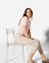Caprihose - Twill - wei&szlig;