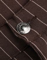 Kalhoty - Proužky - svetle hneda