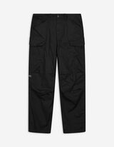 Cargohose - Baggy Fit - schwarz