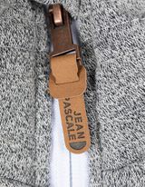 Sweatjacke - Stehkragen - weiß