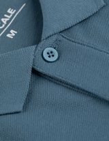 Polo - Chiusura tramite bottone - blu