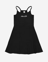 Abito - Ricami - nero