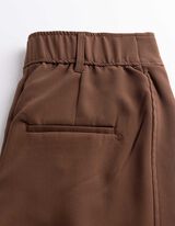 Broek - Imitatie su&egrave;de - bruin