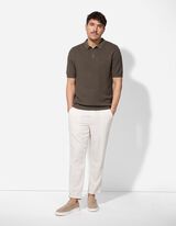 Polo mar&scaron;kinėliai - Polo apykaklė - sviesiai rudas