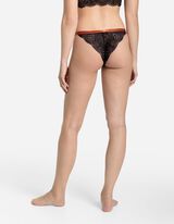 brazyliany - koronka - czarny