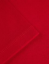 Shirt - Rippenstruktur - rot