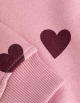 Bluză de trening - Imprimeu allover - Mov