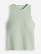 Top podprsenky - Rebrovan&eacute; - tyrkysovy