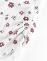 Mar&scaron;kinėliai ilgomis rankovėmis - Banguota apačia - baltas