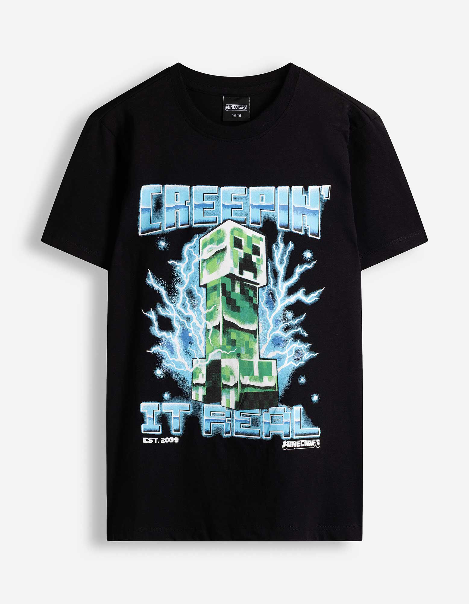 Tričko - Minecraft - Čierna