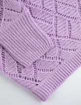 Pulóver - Pamut keverék - lila