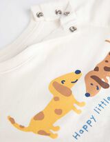 Longsleeve - Print - wit