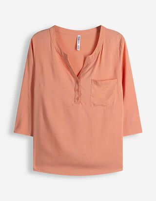 Bluse - Viskose - orange