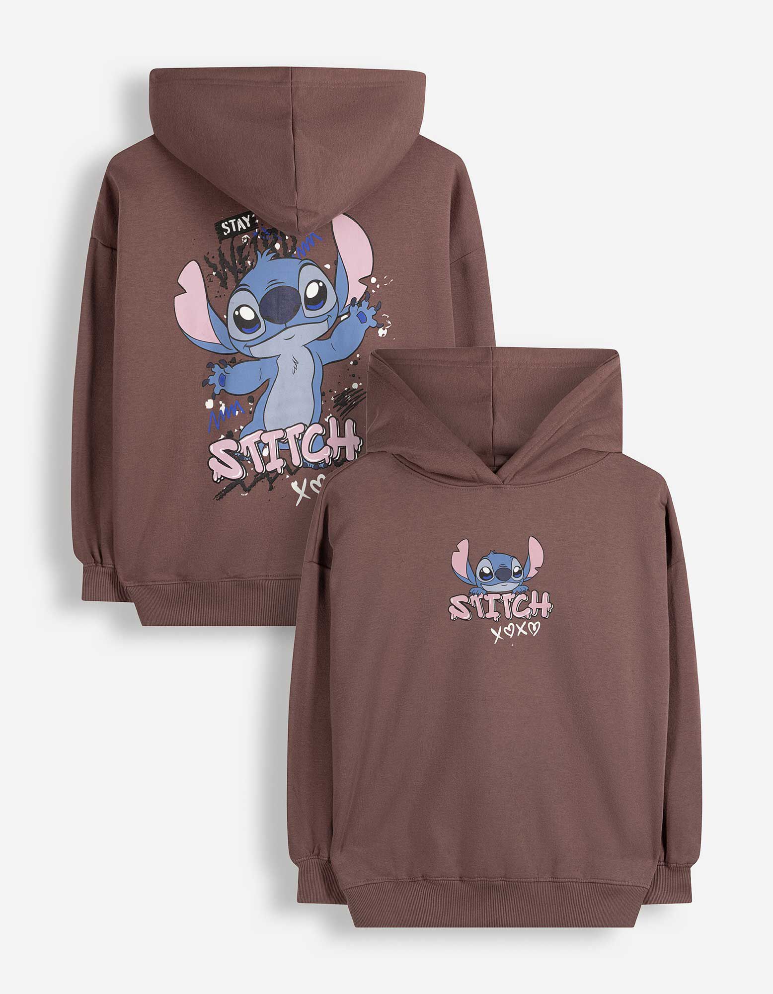 Hoodie - Lilo & Stitch - Braun