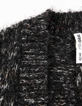 Vest - Pluche - zwart