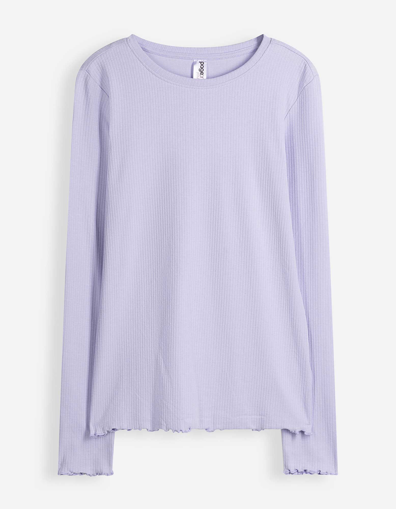 Pyjama Set aus Shirt und Hose - 2er-Pack - Lila