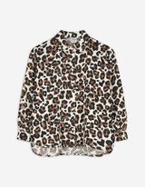 Hemdbluse - Musselin - weiß