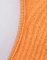 Umstandskleid - einfarbig - orange