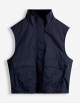 Vest - Oversized Fit - tumesinine