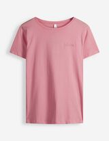 T-Shirt - Stickereien - Rosa