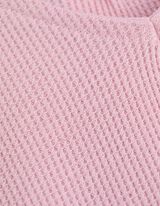 Top - Waffelstruktur - rosa