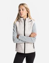 Prešívaná vesta - Prešívané švy - bezova