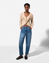 Cardigan - Pointelle - beige