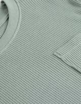 Hosszú ujjú felső - Mellzsebes - zöld