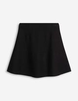 Rock in A-Linie - Knielang - schwarz