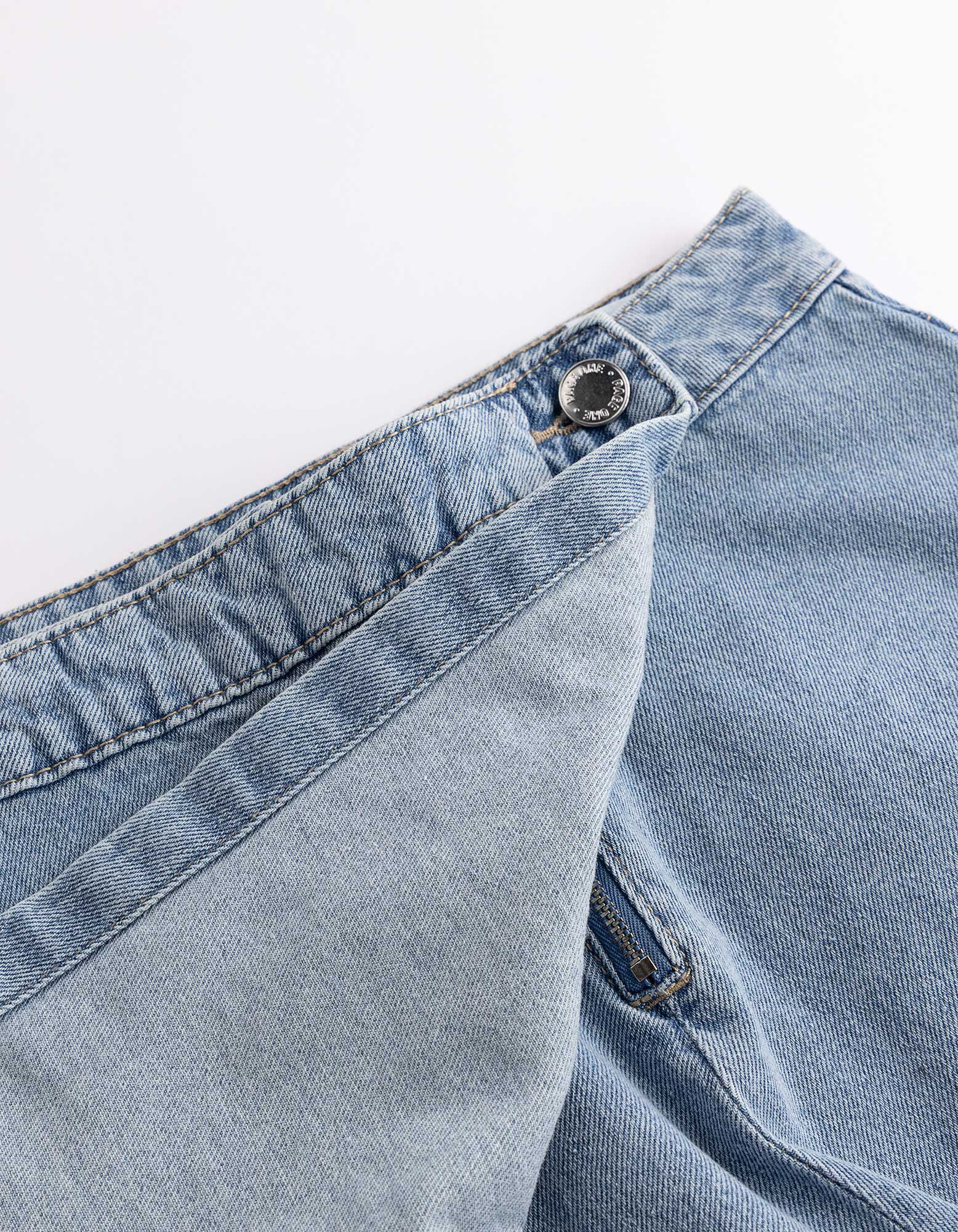 &Scaron;ortky - svetlomodr&yacute; denim - Svetlo modr&aacute;