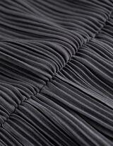 Jumpsuit - Plisseefalten - dunkelgrau