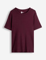 T-Shirt - Modal-Anteil - Lila