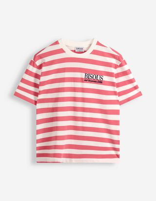 T-shirt - Stampa frontale - rosa fucsia