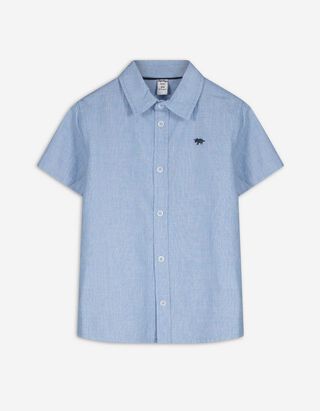 Chemise - Patte de boutonnage - Bleu clair